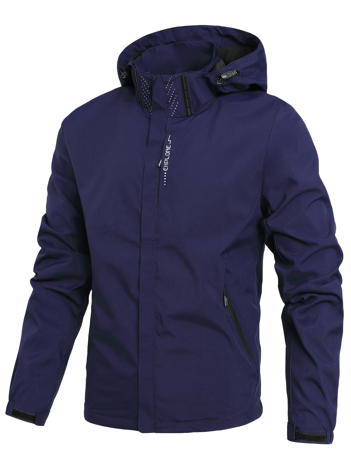 Men’s Hooded Windbreaker Jacket – Lightweight & Comfortable