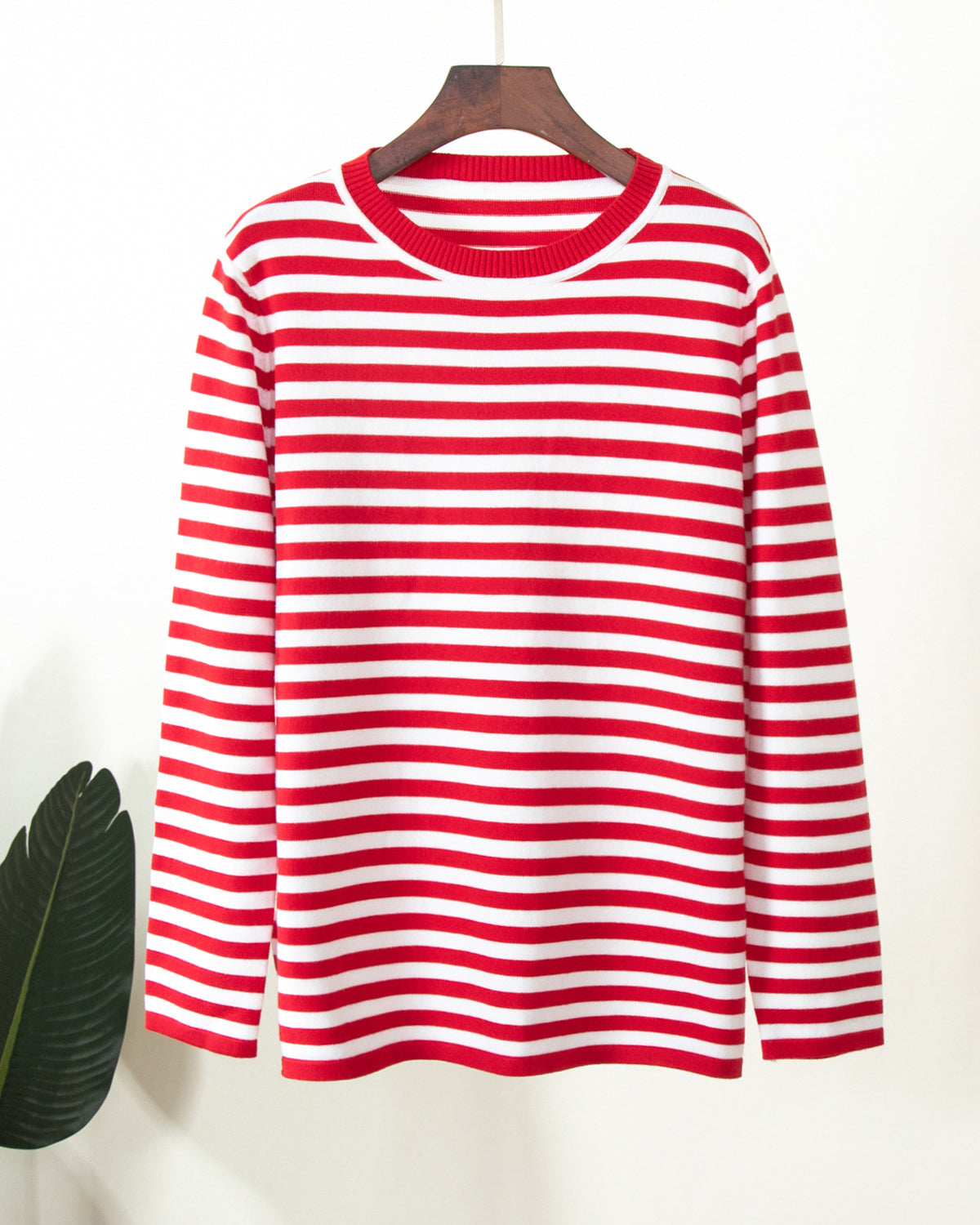 Women's Striped Long Sleeve Top for Everyday Wear