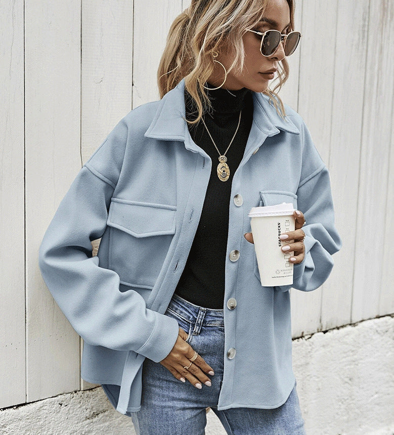 Tailored Button Coat with Stylish Soho Design