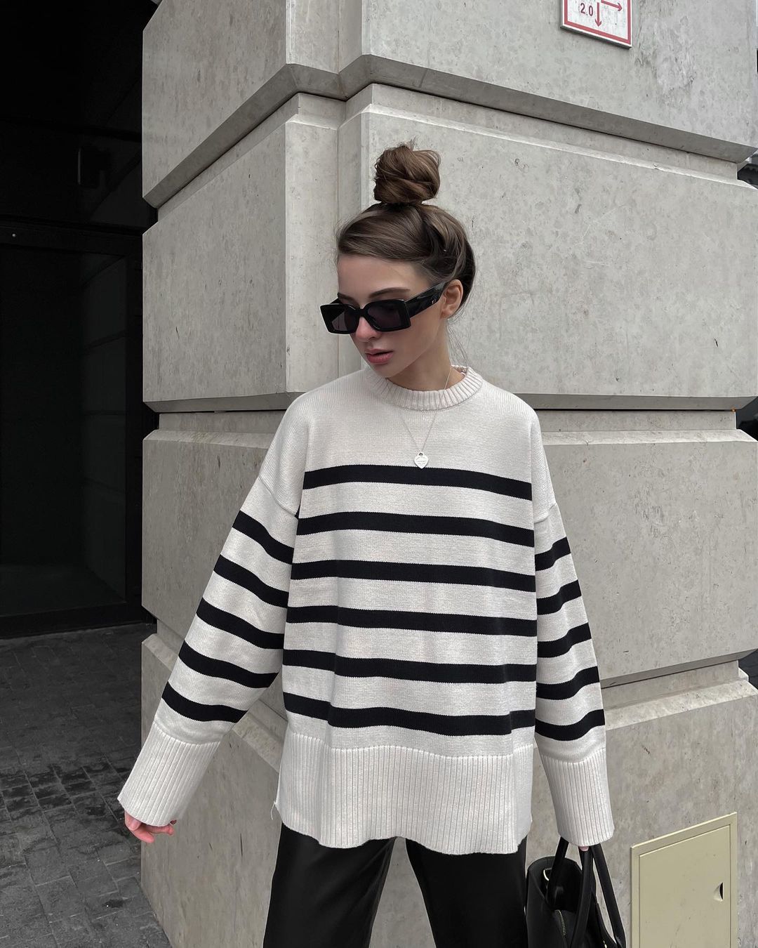 White Striped Mesh Blouse for Stylish Layering