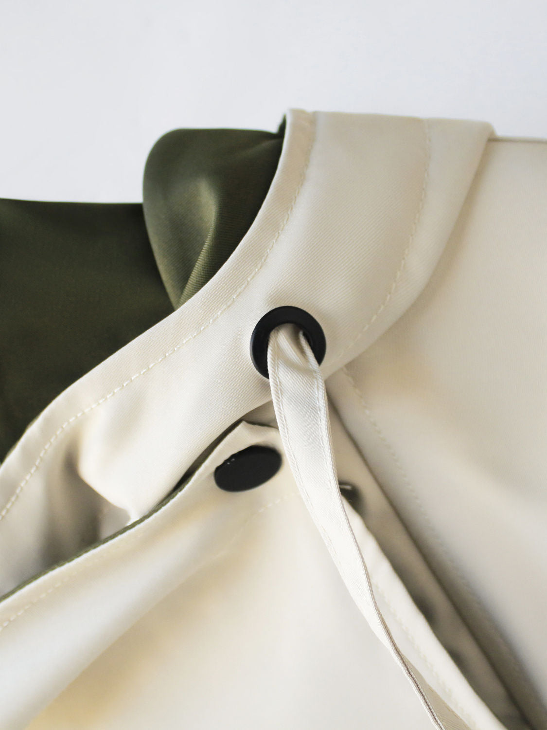 Two-Layer Jacket with Zip Closure and Button Details