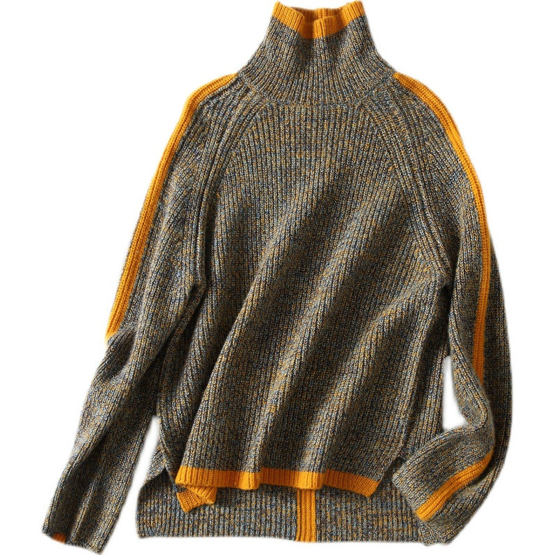 High Neck Mesh Jumper for Stylish Layering and Comfort
