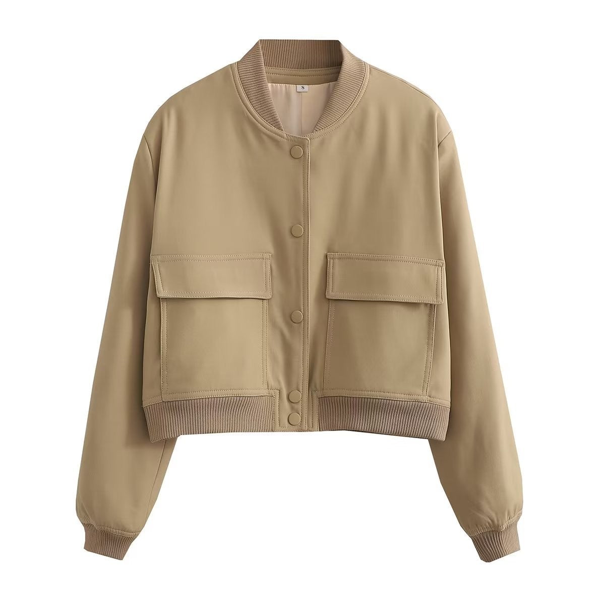 Women's Short Bomber Jacket – Stylish and Versatile Outerwear