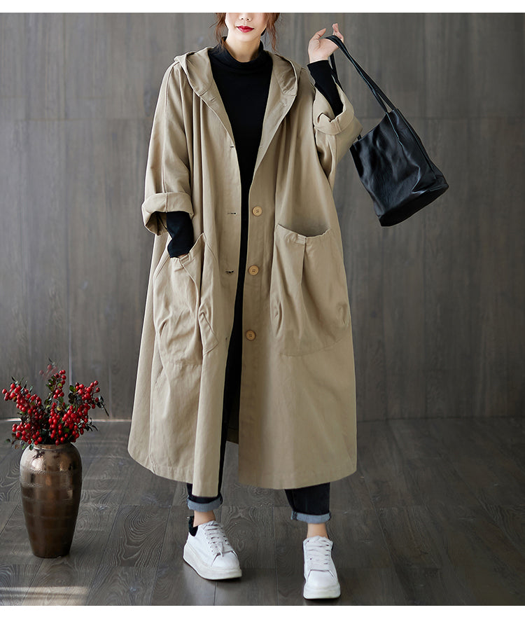 Cozy Oversized Hooded Coat for Warmth and Style
