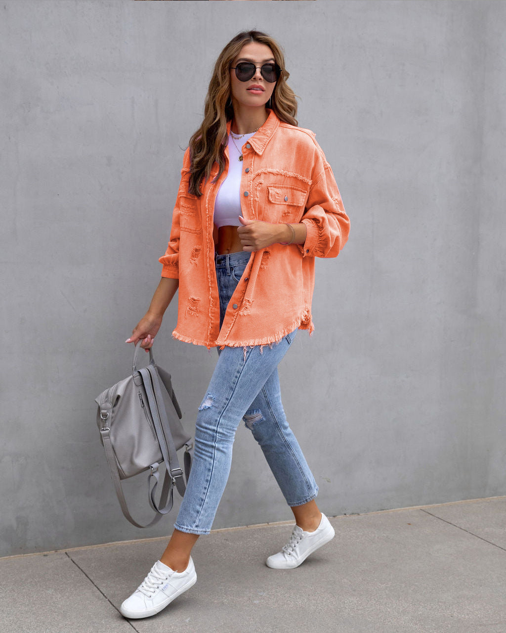 Vibrant Denim Jacket for Stylish Casual Outfits