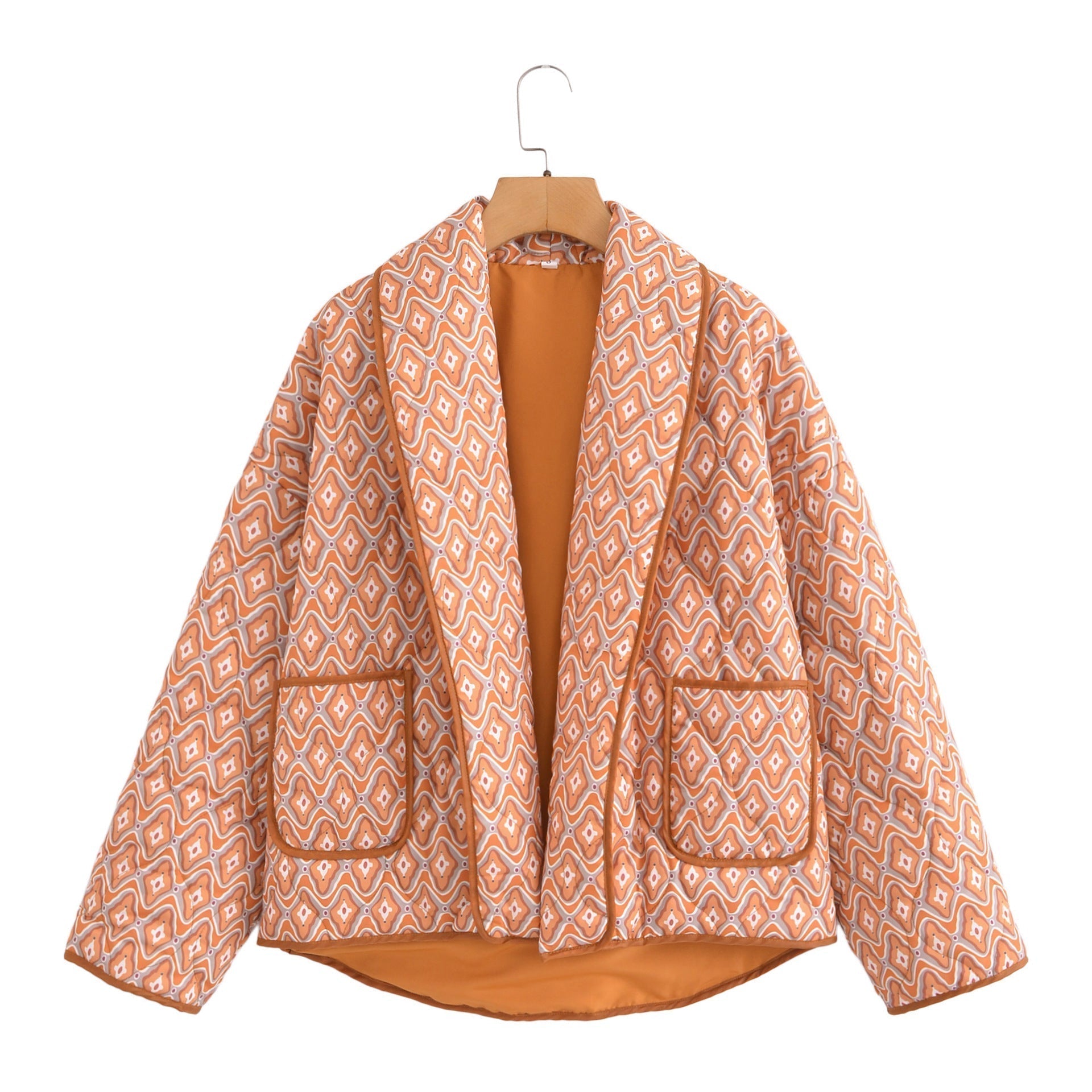 Bohemian Style Quilted Open Coat for Effortless Layering