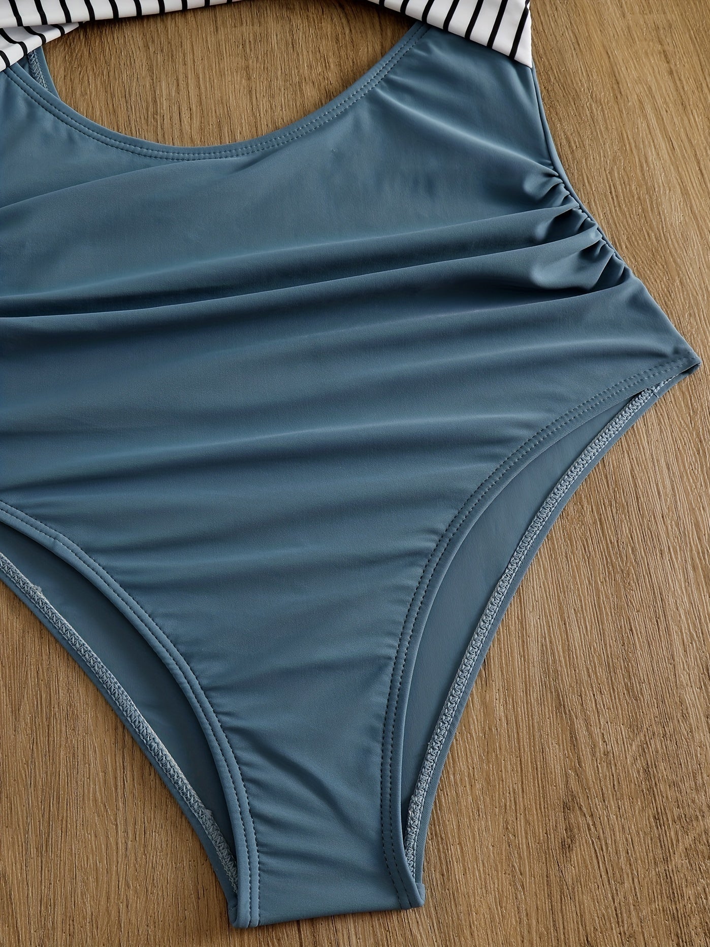 Twist Front Swimsuit with Cutout Detail