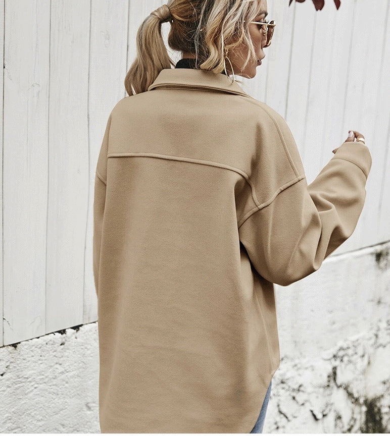 Tailored Button Coat with Stylish Soho Design