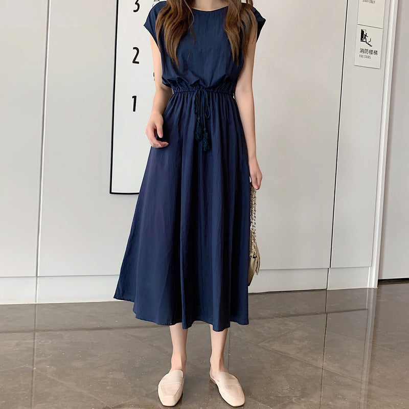 Tassel Tie Midi Dress for Effortless Style and Comfort
