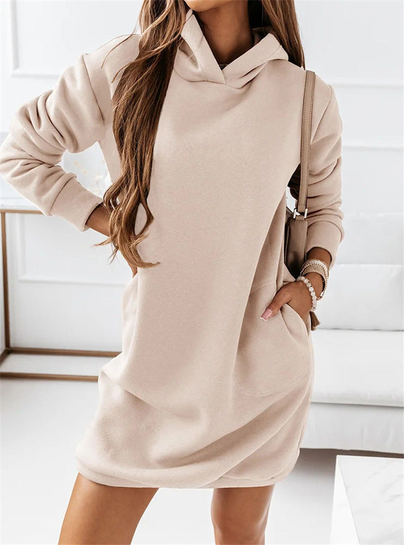 Casual Hoodie Dress with Pockets for Comfortable Everyday Wear