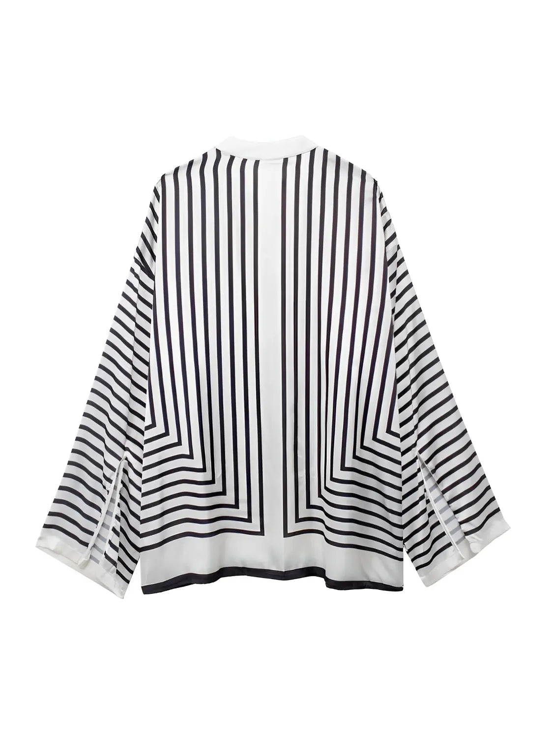 Elegant Geometric Stripe Alba Shirt for Stylish Casual Wear