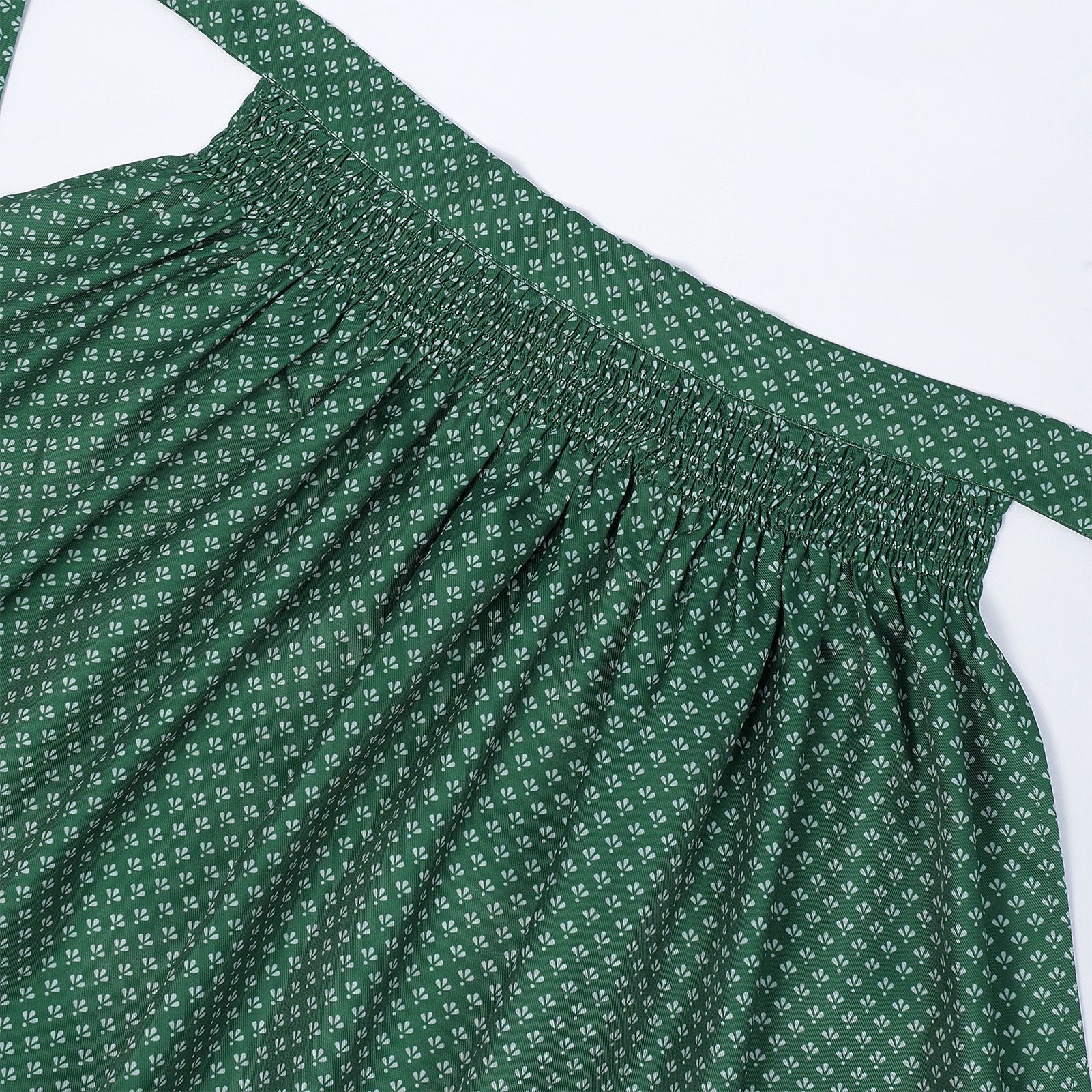 Women's Bavarian Dirndl 3-Piece Set with Apron & Lace Blouse