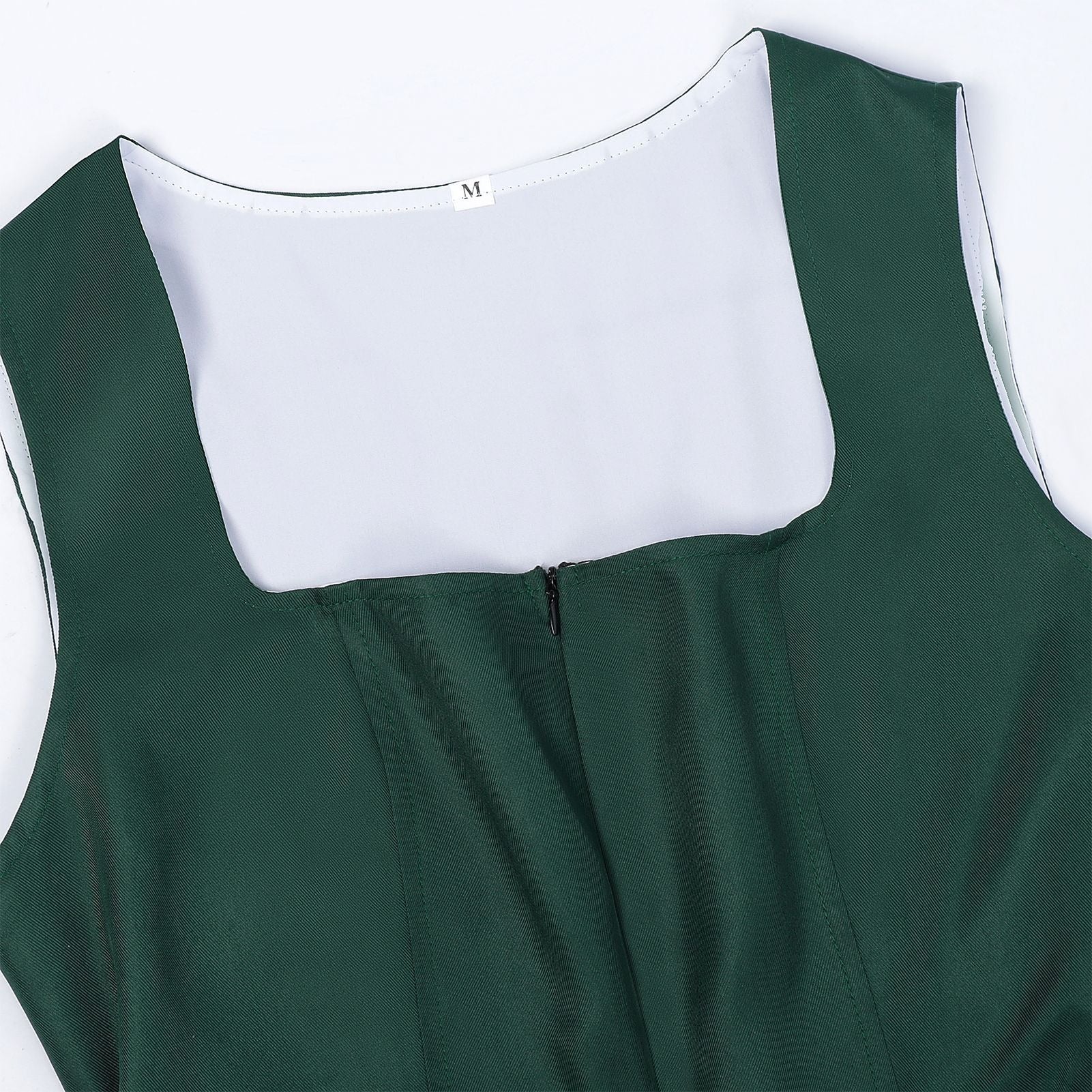 Women's Bavarian Dirndl 3-Piece Set with Apron & Lace Blouse
