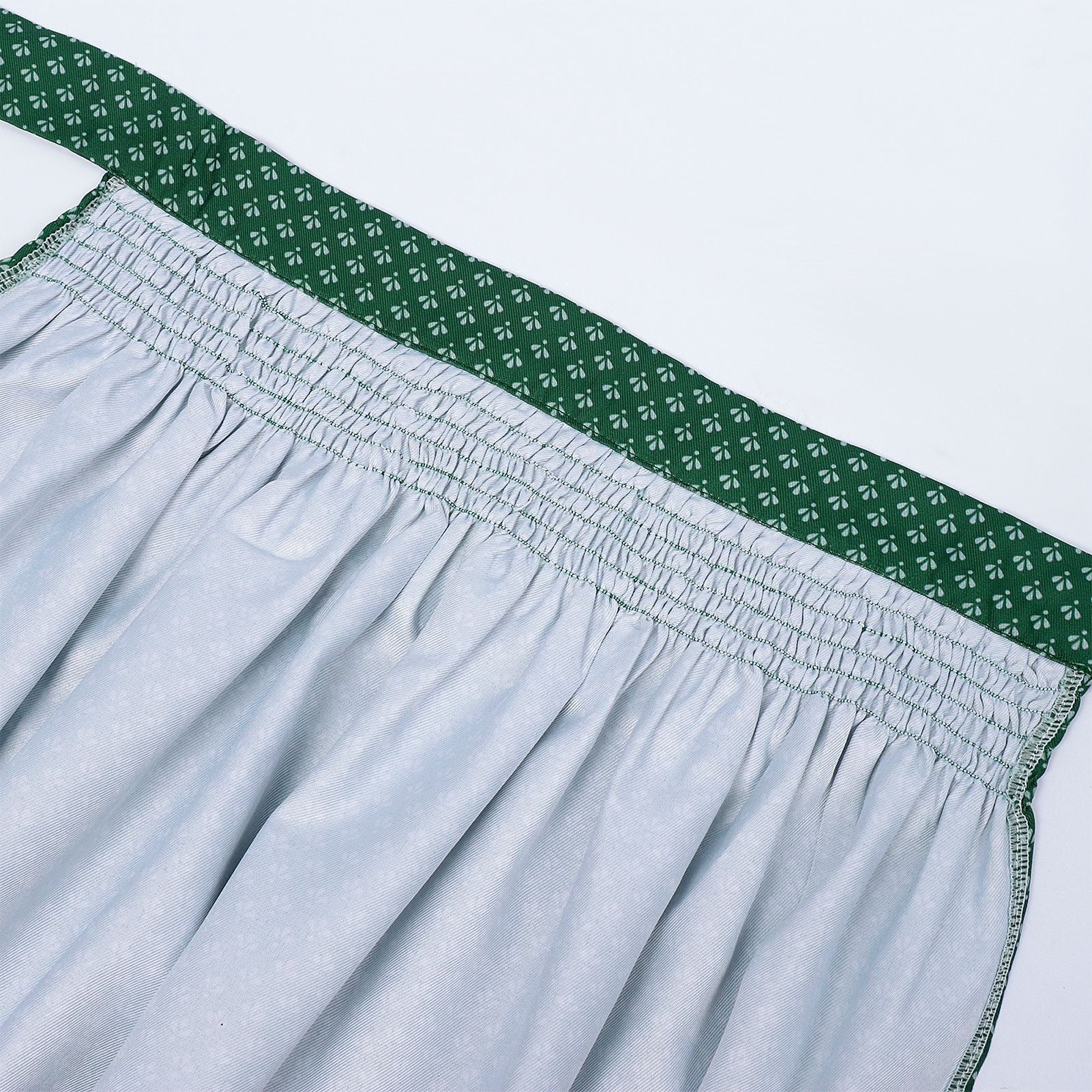 Women's Bavarian Dirndl 3-Piece Set with Apron & Lace Blouse