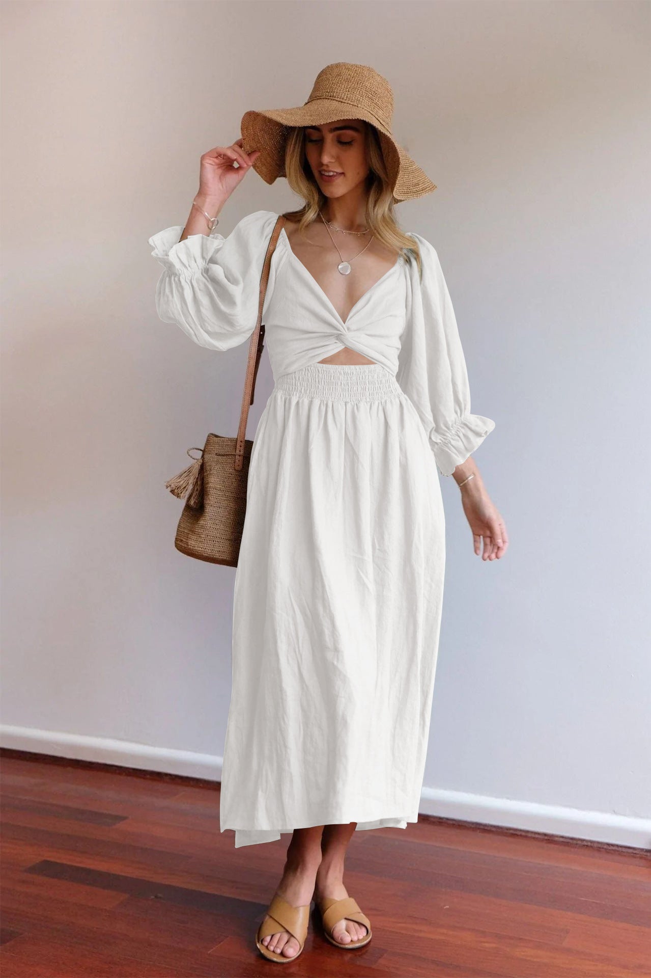 Ophelia Long Two-Sided Loose Fit Dress