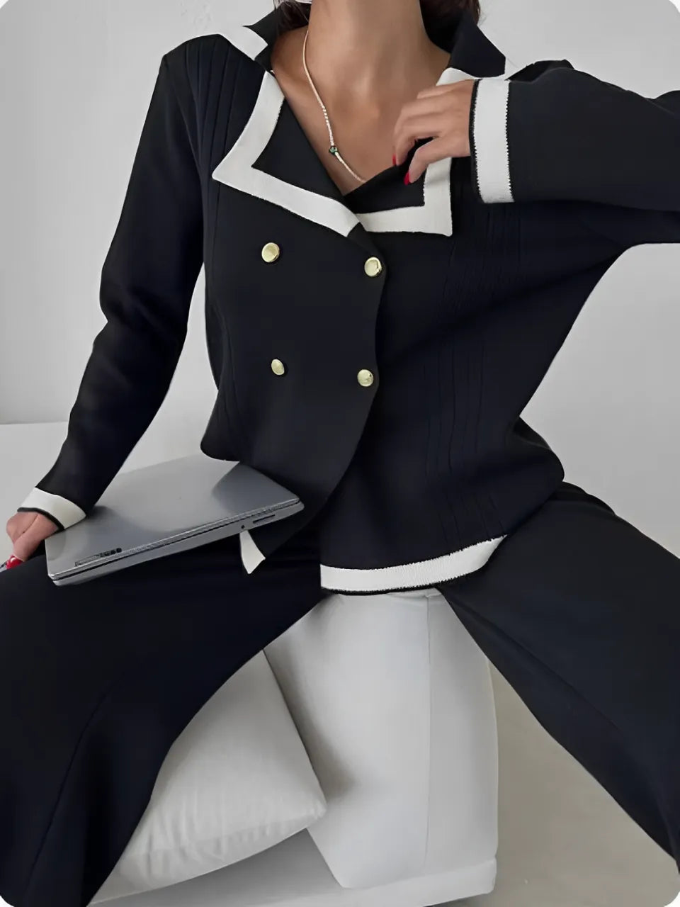 Elegant Melinda Two-Piece Outfit for Effortless Style