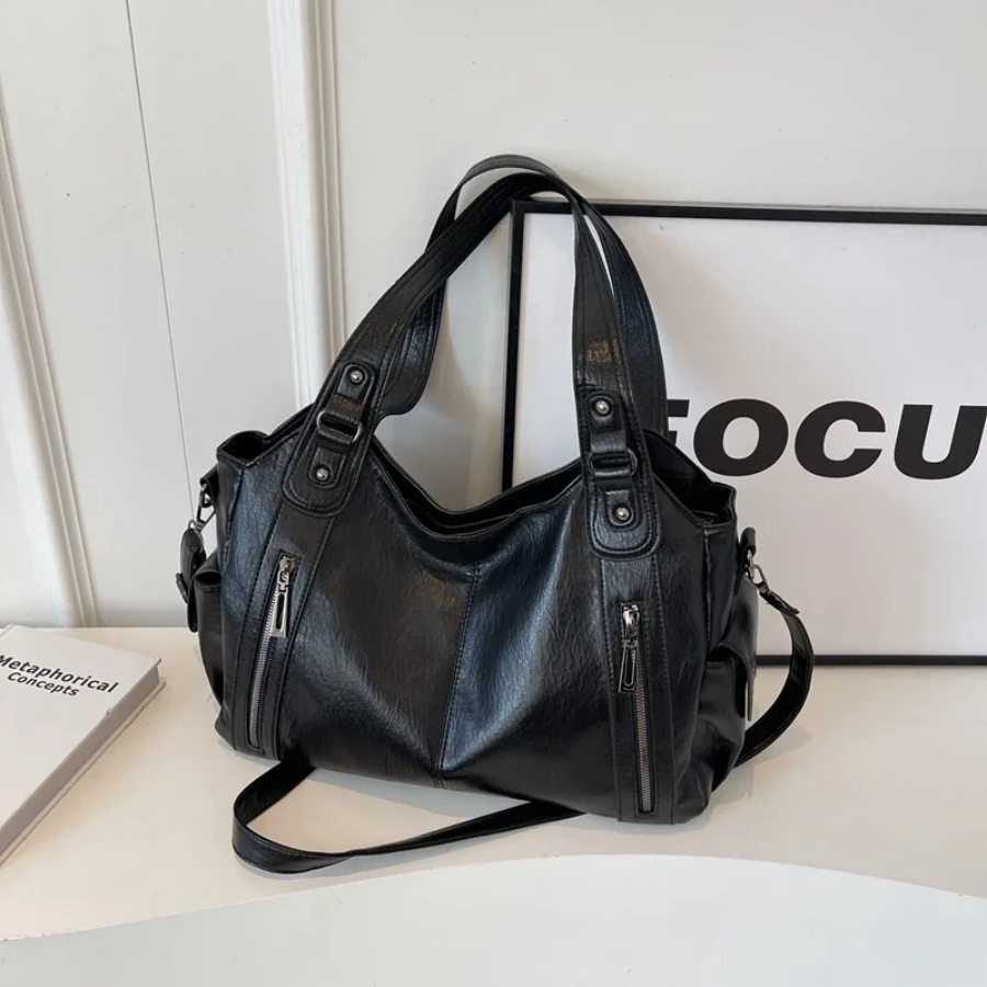 Women’s Classic Multi-Compartment Shoulder Bag