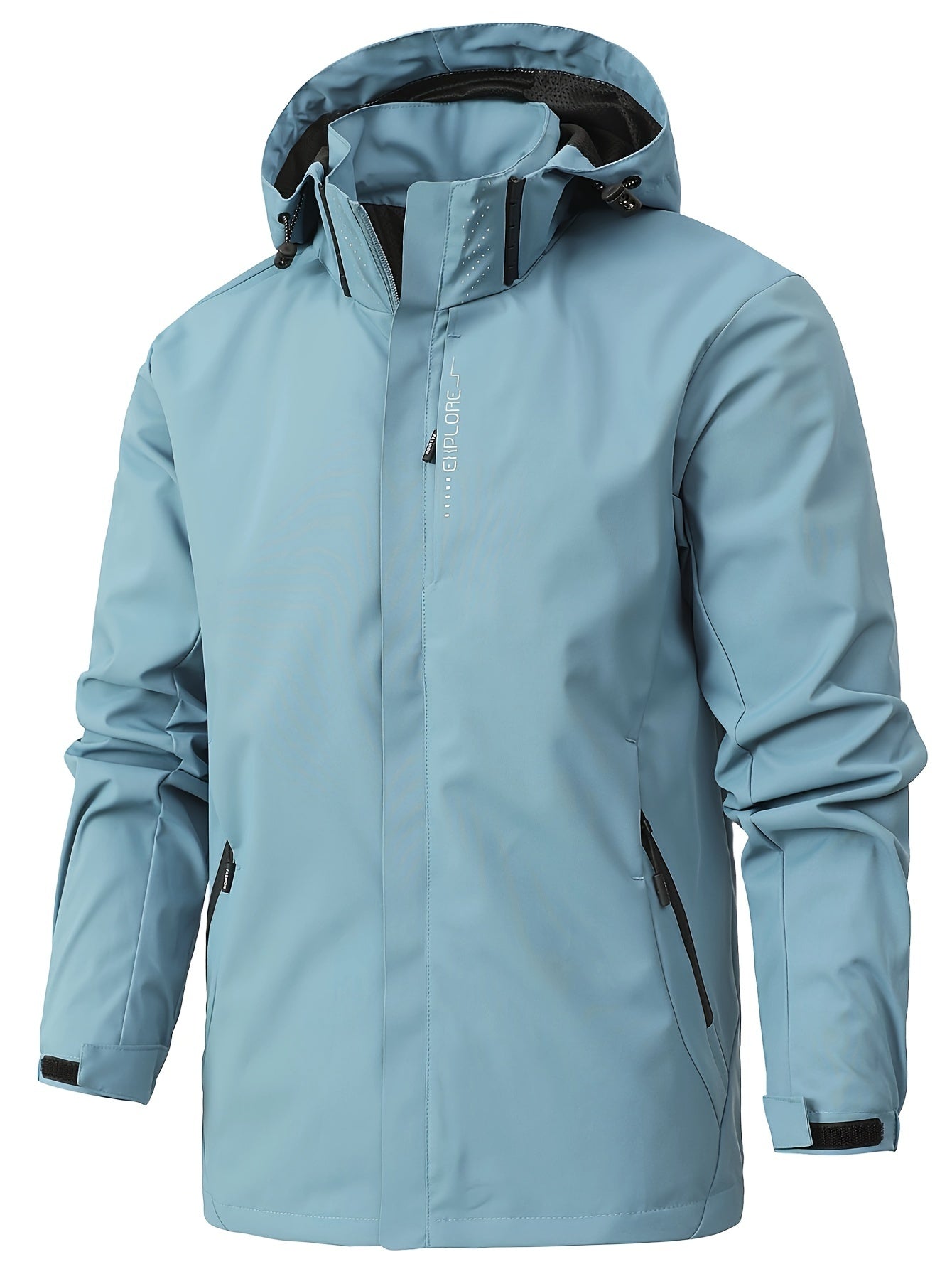 Men’s Hooded Windbreaker Jacket – Lightweight & Comfortable