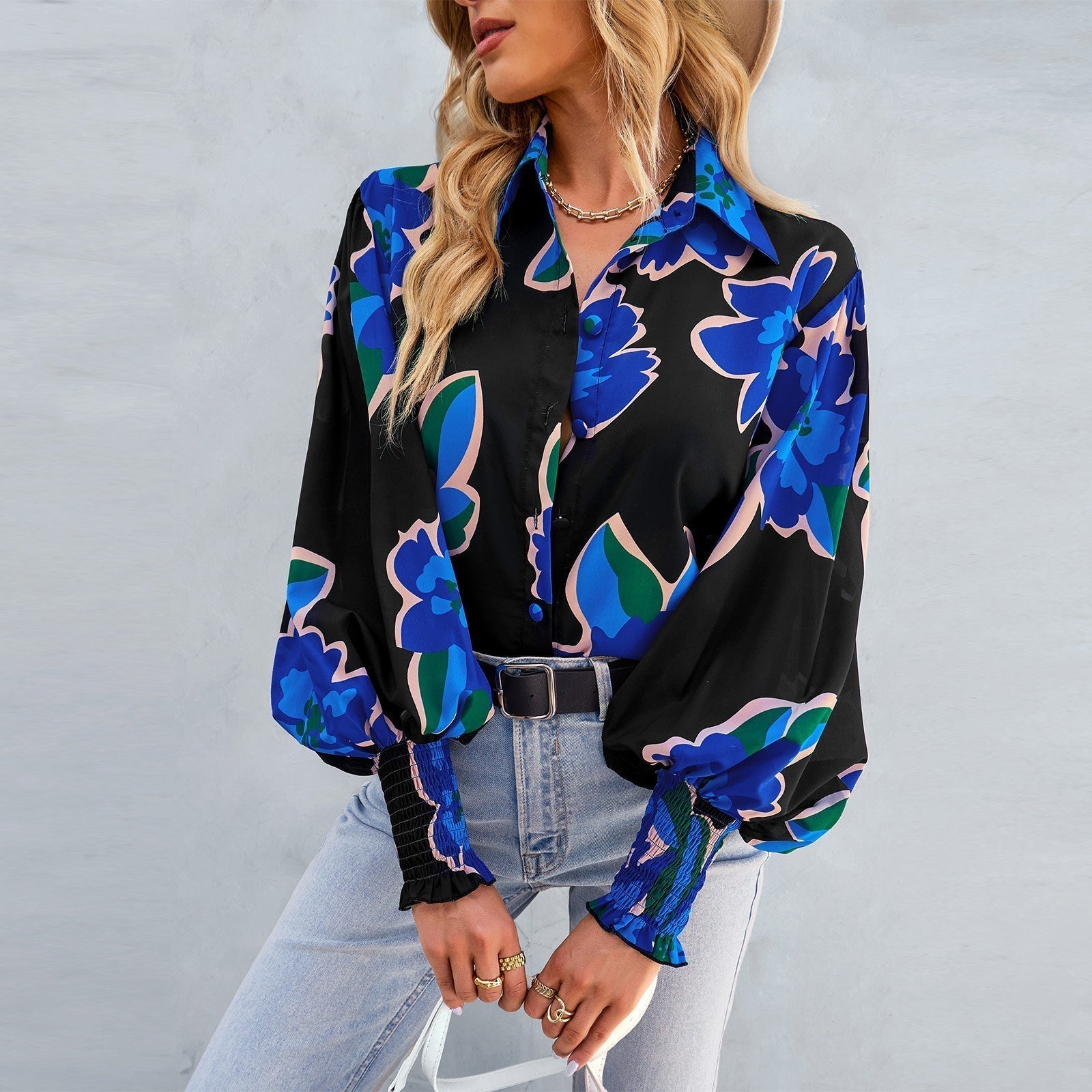 Puff Sleeve Adela Shirt - Stylish & Comfortable Top for Any Occasion