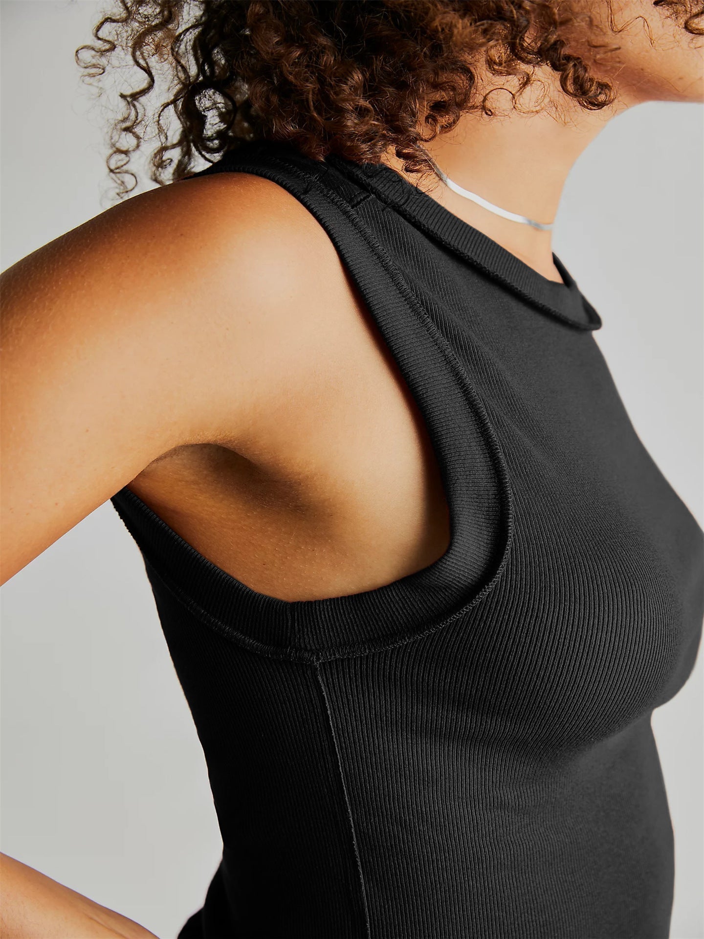 Sleeveless High Neck Blouse for Effortless Style and Comfort