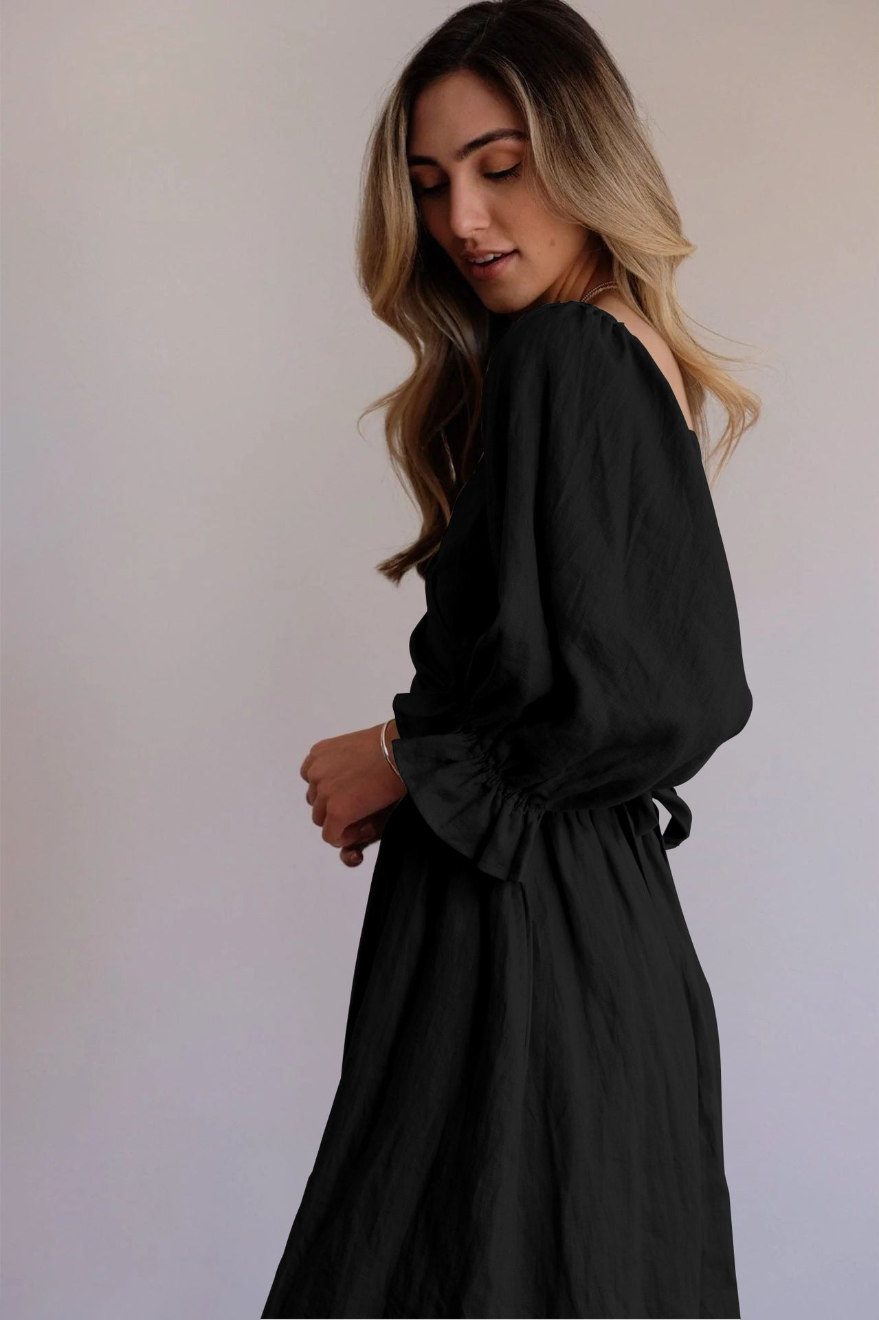 Ophelia Long Two-Sided Loose Fit Dress