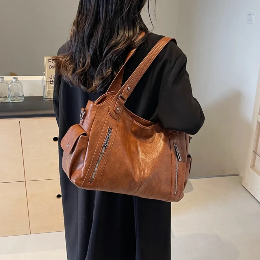 Women’s Classic Multi-Compartment Shoulder Bag
