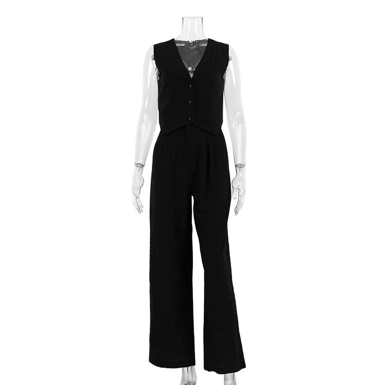 Tailored Trouser and Waistcoat Set for Effortless Style