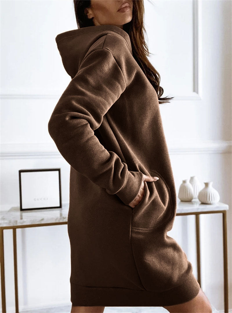 Casual Hoodie Dress with Pockets for Comfortable Everyday Wear