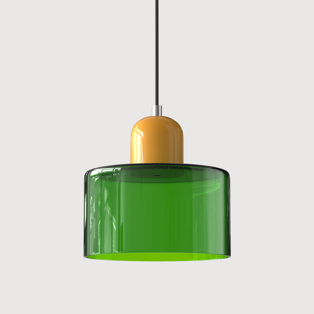Bauhaus-Style Pendant Light, Geometric Ceiling Lamp