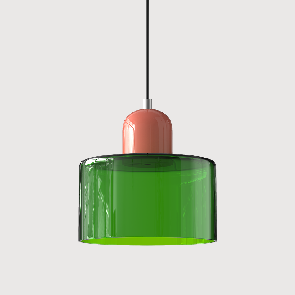 Bauhaus-Style Pendant Light, Geometric Ceiling Lamp