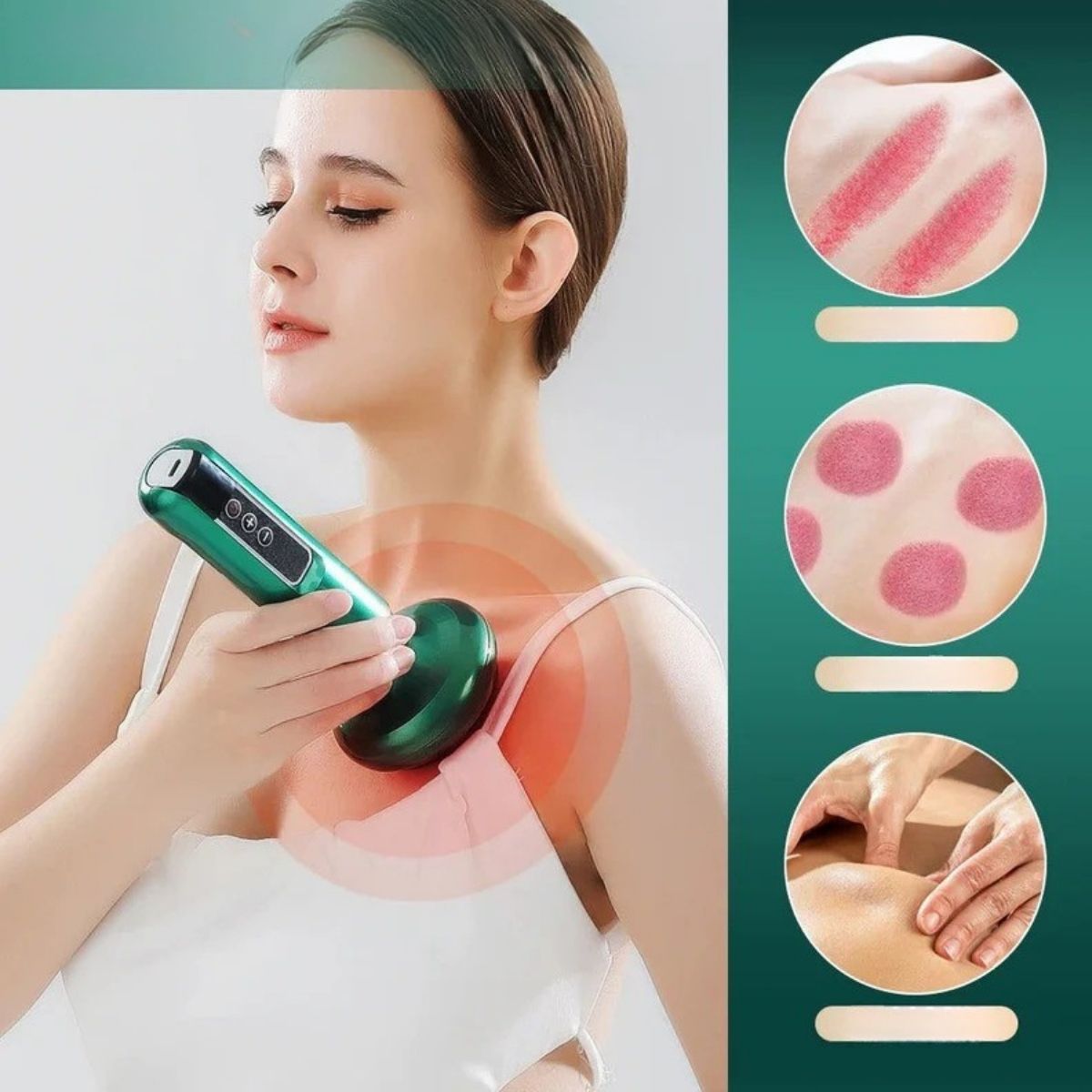 Electric Cupping Massager with Infrared Heat