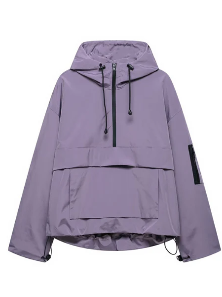 Cozy Water-Resistant Puffer Coat Windbreaker