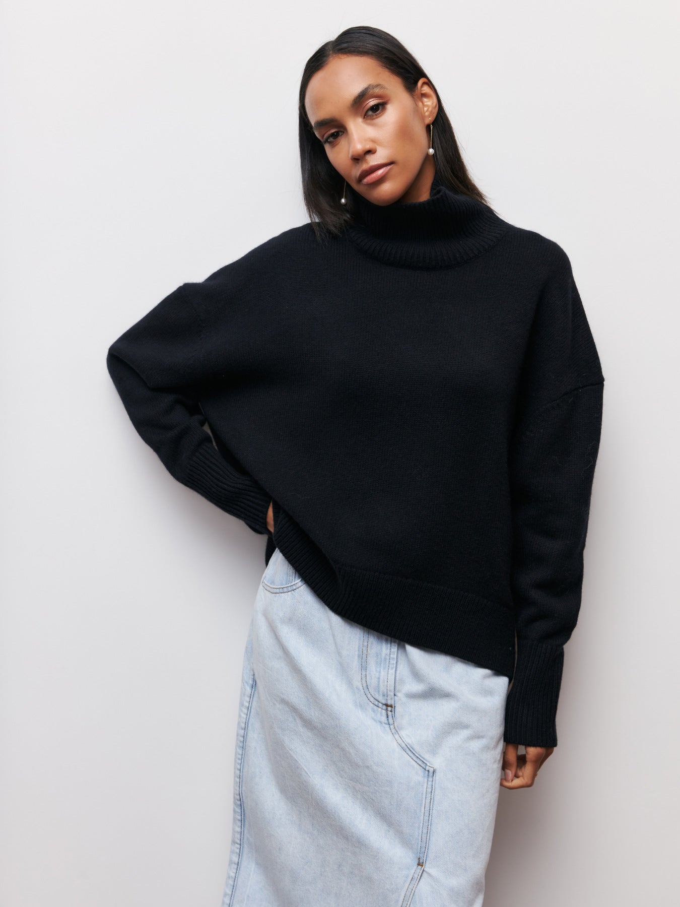 High Neck Mesh Blouse for Elegant Styling