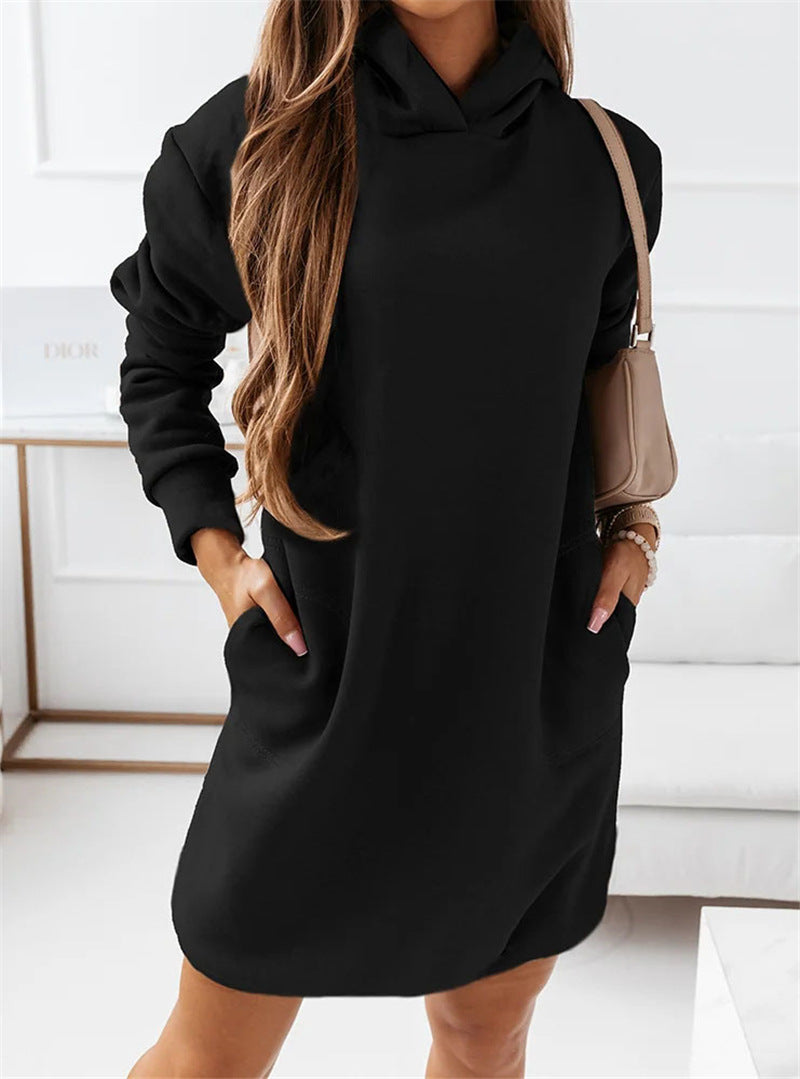 Casual Hoodie Dress with Pockets for Comfortable Everyday Wear