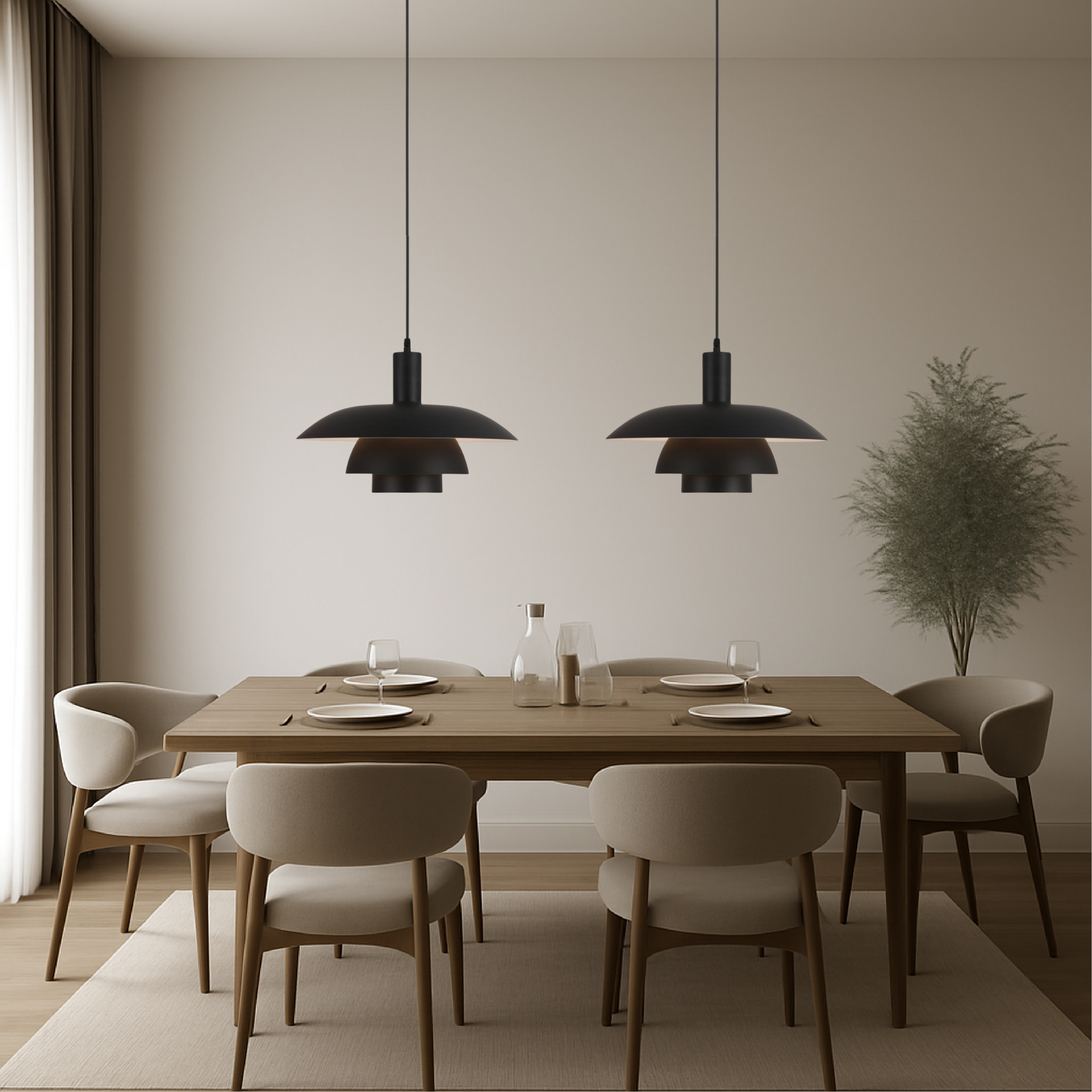 Danish-Style Pendant Light