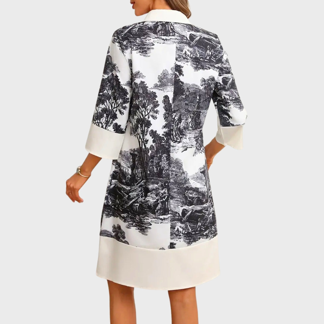 Women's Vintage Mini Tunic Dress