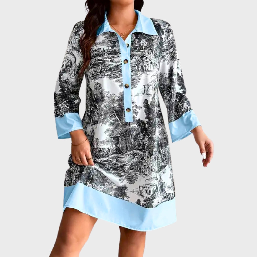 Women's Vintage Mini Tunic Dress