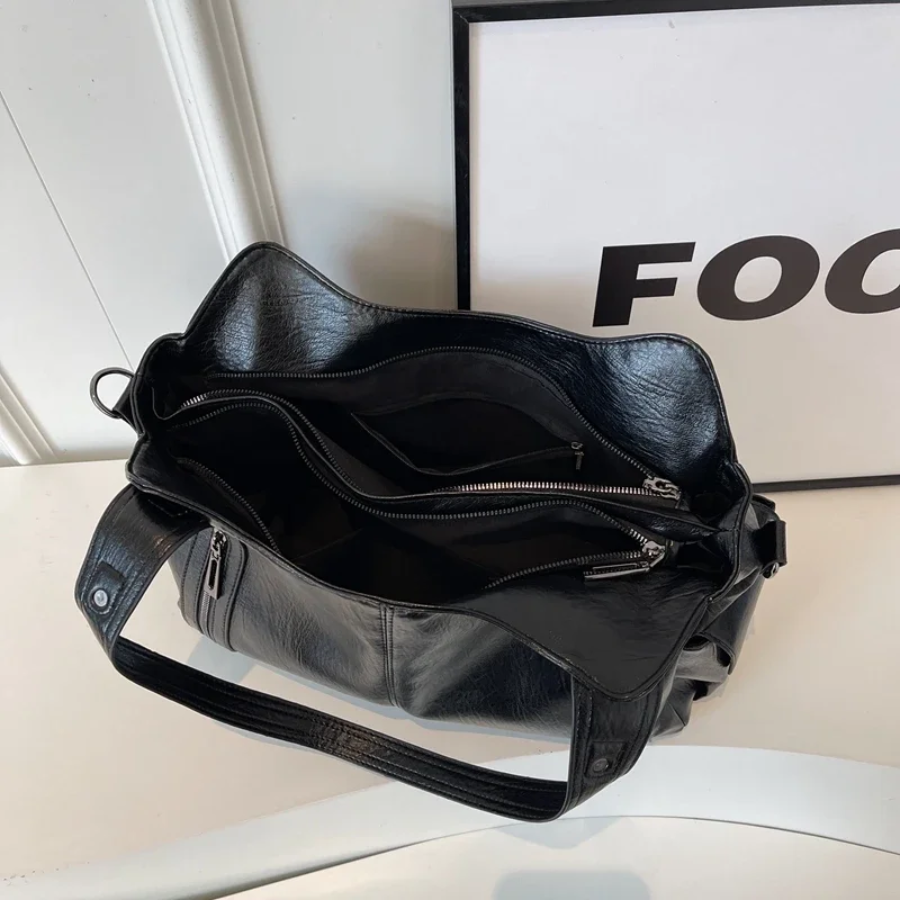 Women’s Classic Multi-Compartment Shoulder Bag