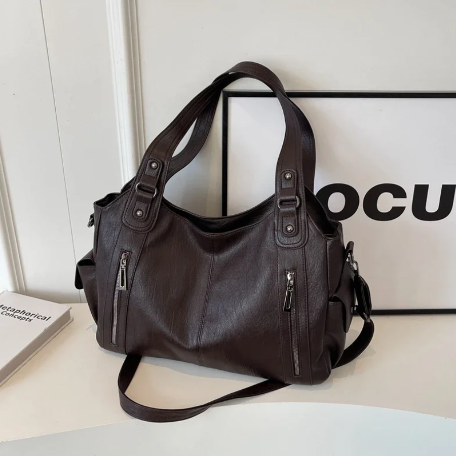 Women’s Classic Multi-Compartment Shoulder Bag