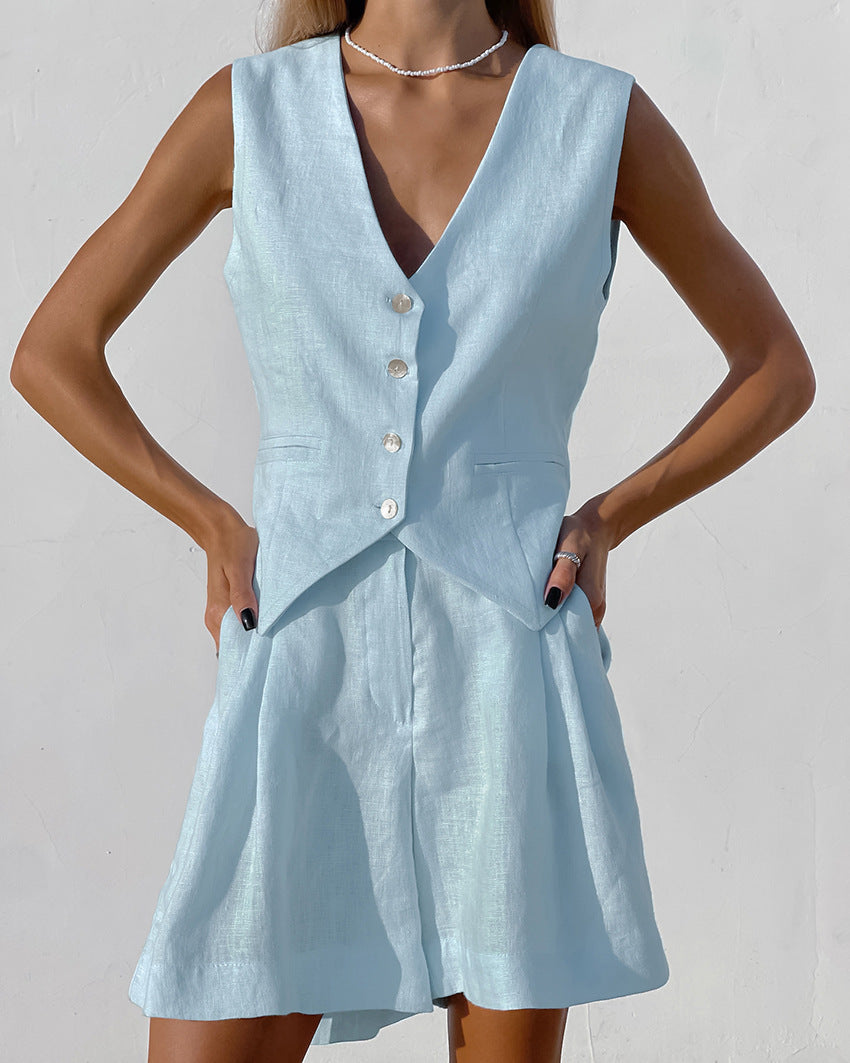 Chic Blazer and Shorts Set for Stylish Outfits