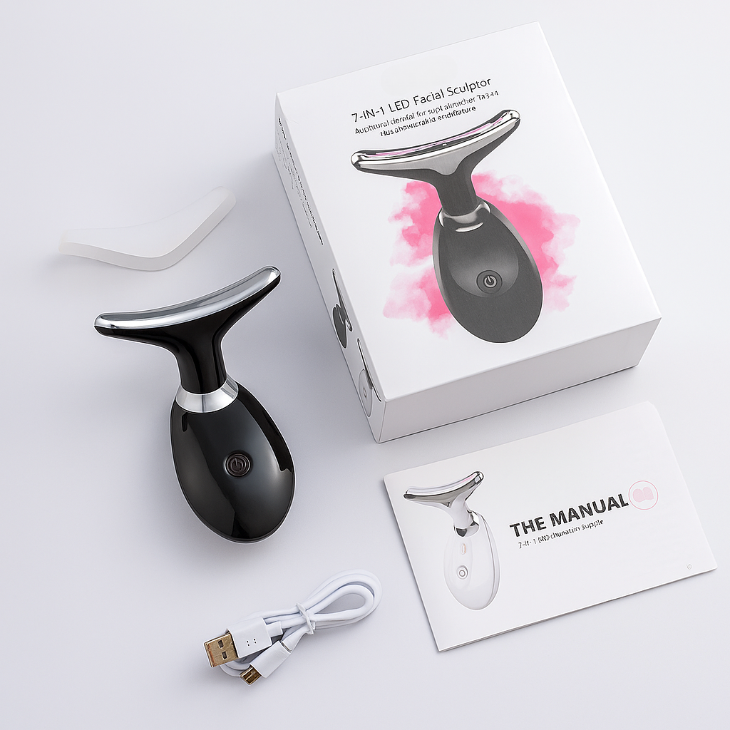 7-in-1 LED Face & Neck Rejuvenation Device