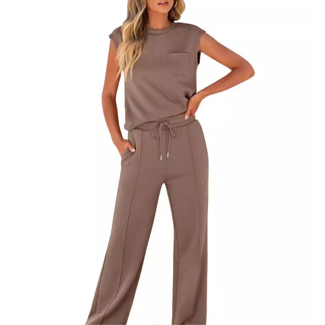 Elvara Casual Summer Lounge Co-Ord Set