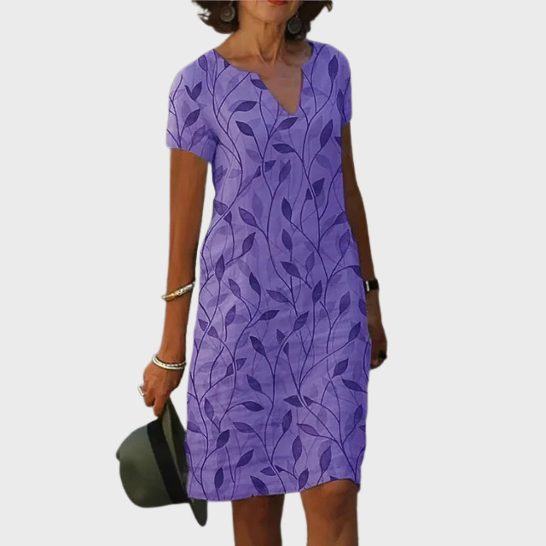 Women's Elegant Midi-Length Summer Dress