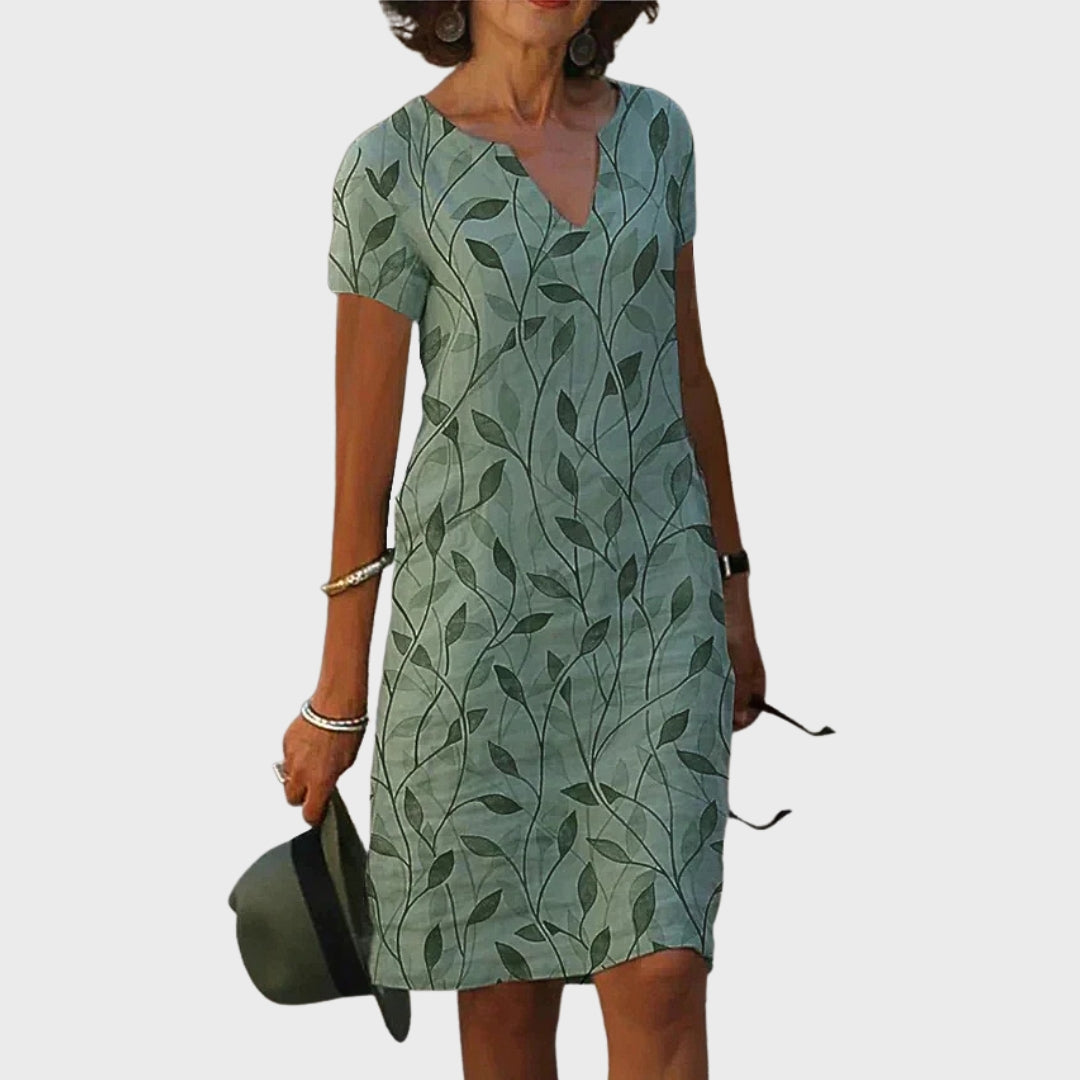 Women's Elegant Midi-Length Summer Dress