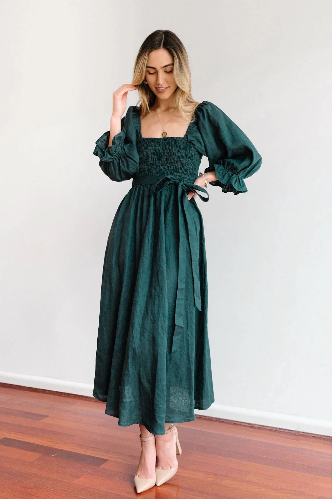 Ophelia Long Two-Sided Loose Fit Dress