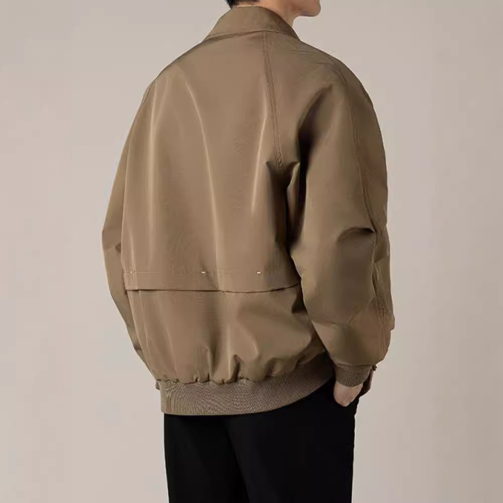 Men's Casual Bomber Jacket – Lightweight & Stylish