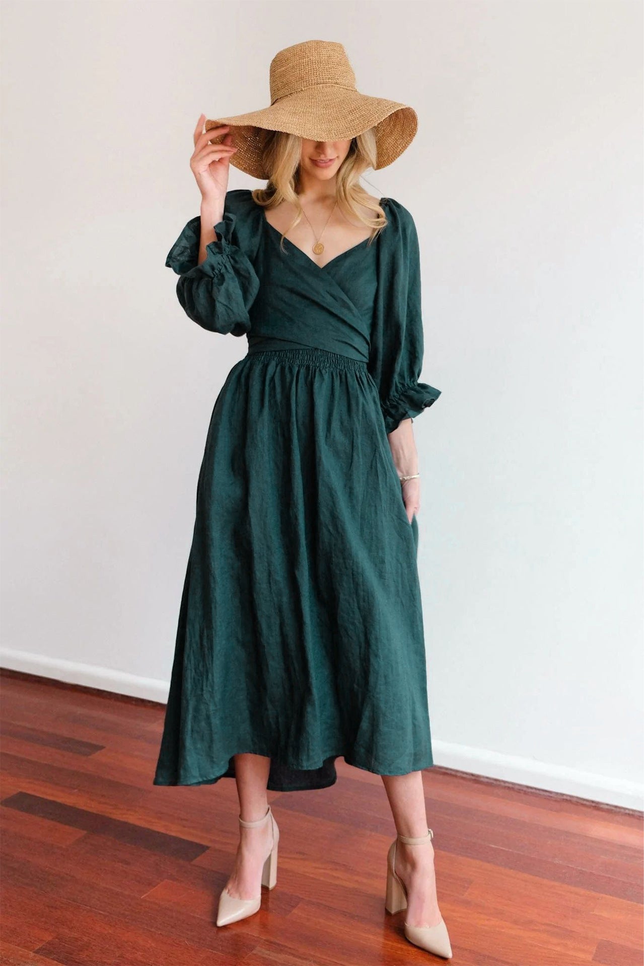Ophelia Long Two-Sided Loose Fit Dress