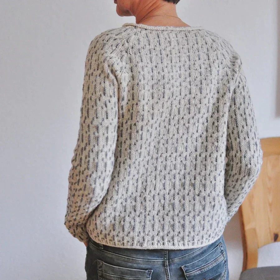 Chic Grey High Neck Sweater for Effortless Style and Comfort