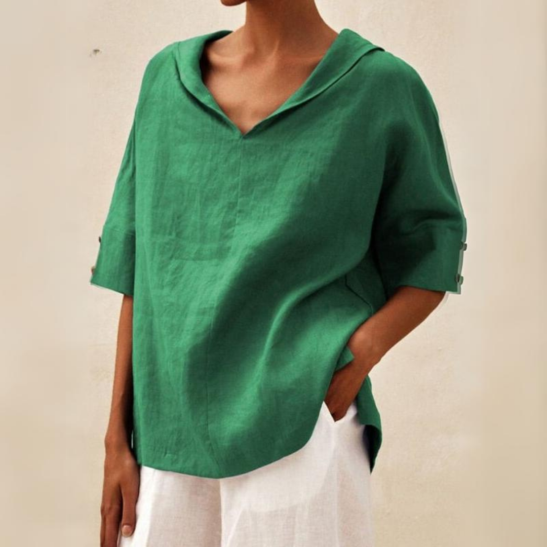 Casual Loose-Fit Women's Blouse – Comfortable & Stylish