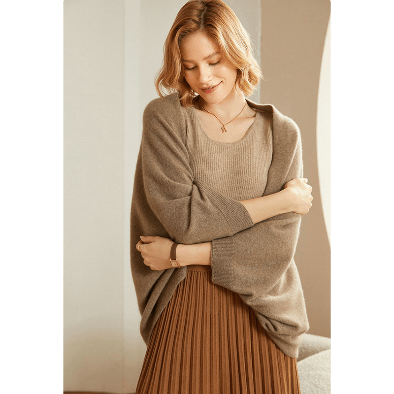Premium Wool Blend Women's Shawl